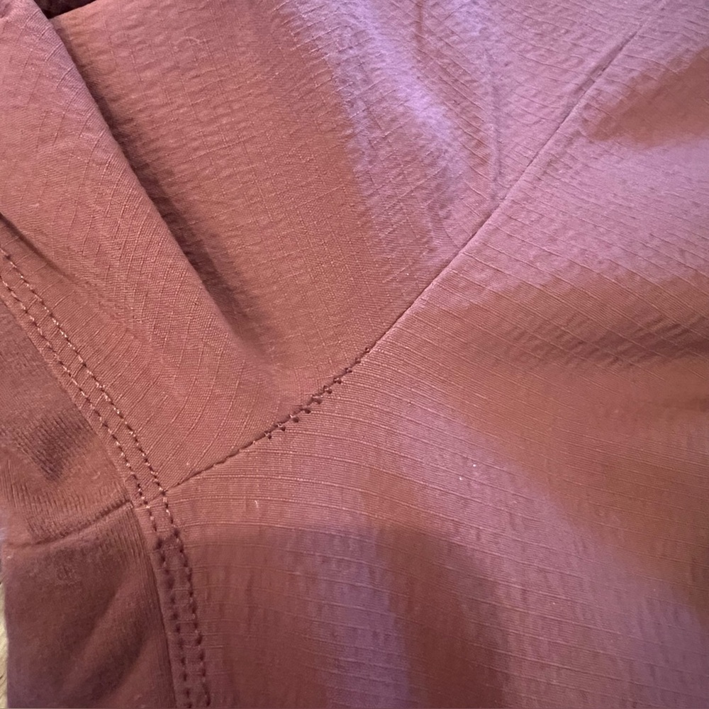 ATHLETA Trekkie Hybrid Crop Tight Pants High Rise Leggings Cognac Brown Size 4 - Picture 16 of 16